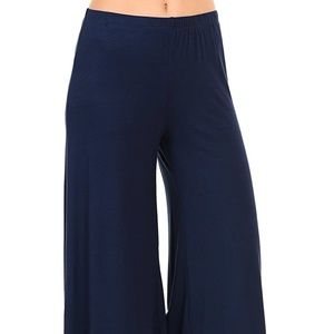 Elastic Waist, Wide Leg Palazzo Pants - NWT